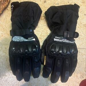 Icon Patrol CE Waterproof motorcycle gloves in mint condition.